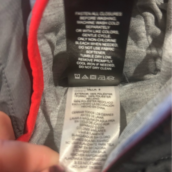 NWT Gerry Kids Grey Lined Puffer Bubble Jacket Sz. 5 - Picture 6 of 6